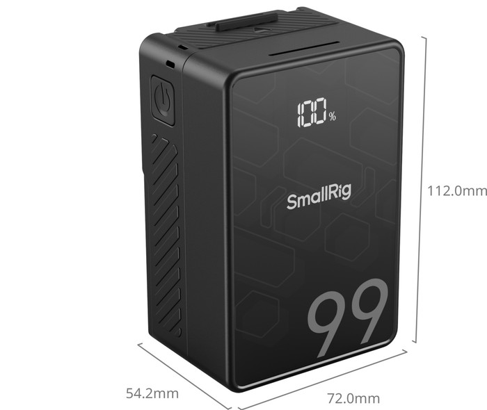 Smallrig Mini V-Mount Akku VB99 SE produkt in gebrauch