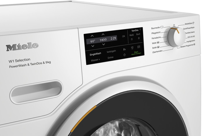 Miele WSI 863 WCS + Miele TSL 783 WP detail