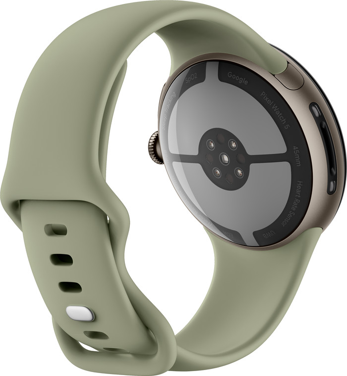 Google Pixel Watch 5 Green 45mm back