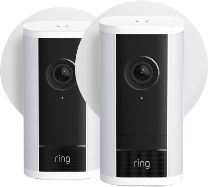Ring Spotlight Kamera Pro 2. Generation Stecker Weiß Doppelpack Main Image