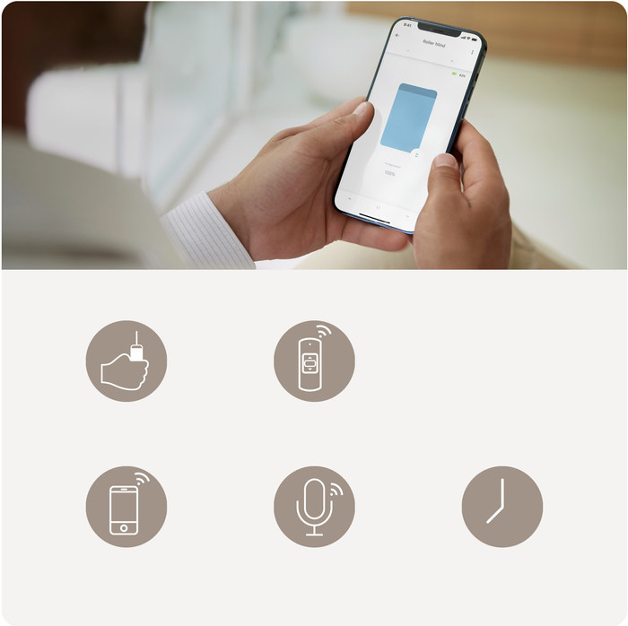 MotionBlinds Retrofit Roller Blind Motor with Bluetooth visual supplier