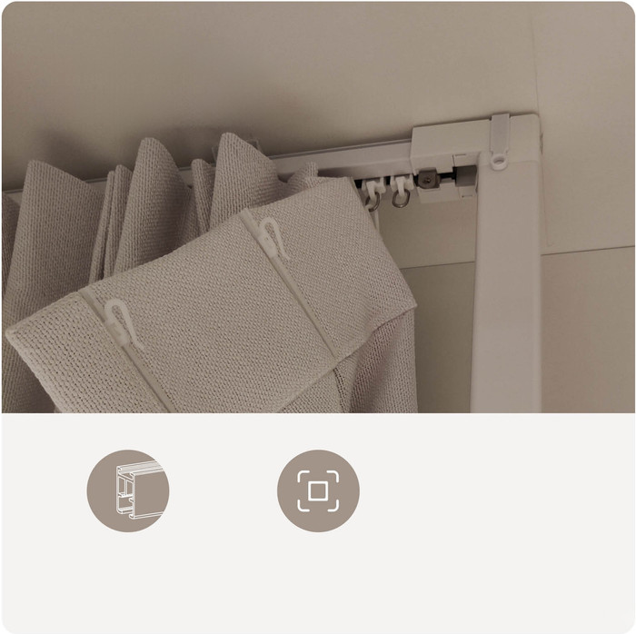 MotionBlinds Vorhangmotor und -schienen (360 cm) visueller lieferant