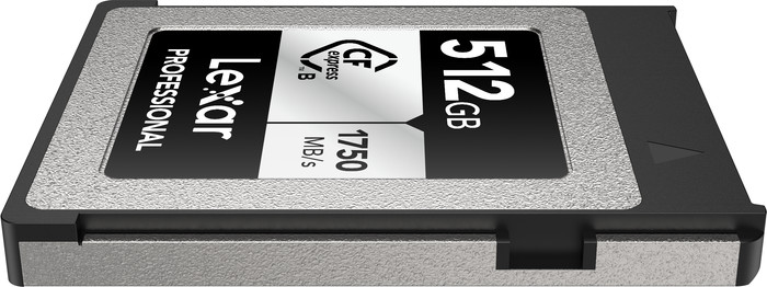 Lexar Professional SILVER 512GB CFexpress Type B oberseite