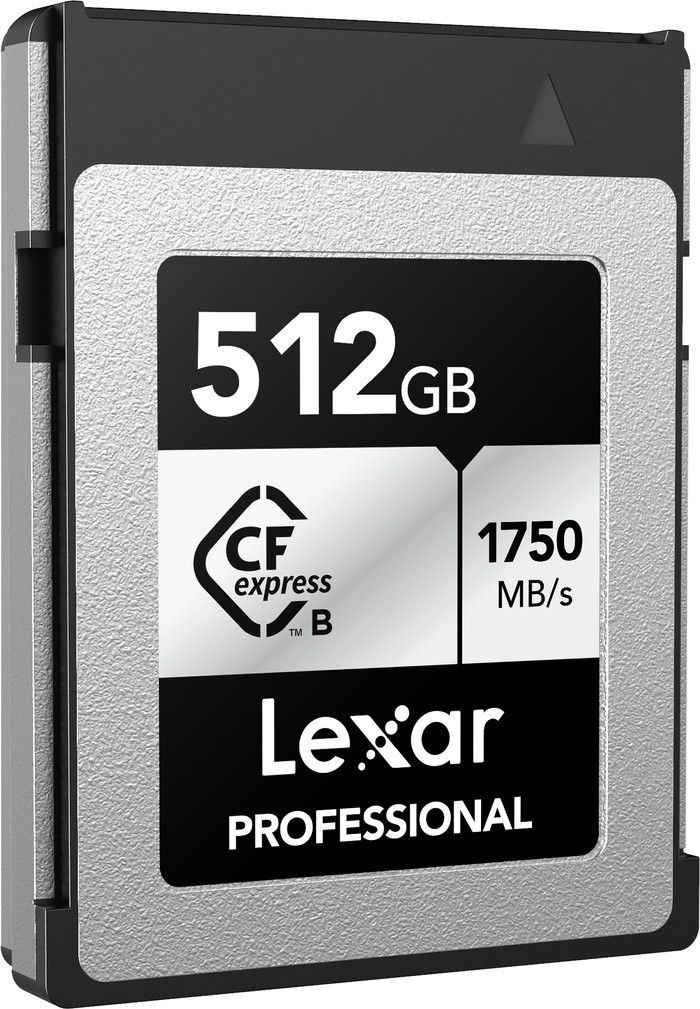 Lexar Professional SILVER 512GB CFexpress Type B linke seite