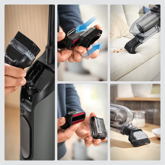 Bosch Series 4 Flexxo 28Vmax BHH4GN28 Grey produkt in gebrauch