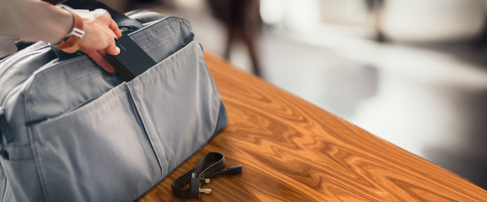 Belkin USB-C Core GaN Power Adapter 100W product in use