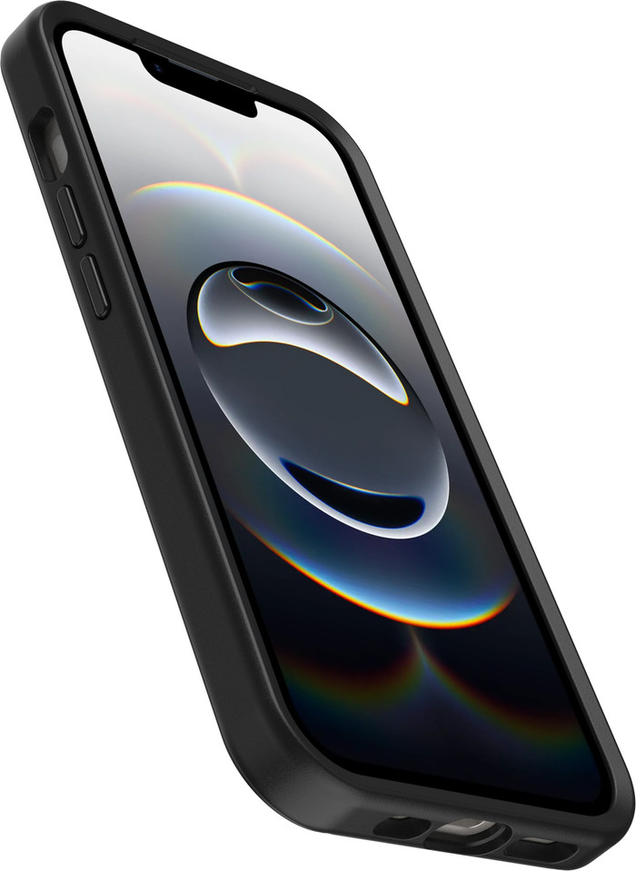 Otterbox Symmetry Apple iPhone 15 Backcover Schwarz mit MagSafe unten