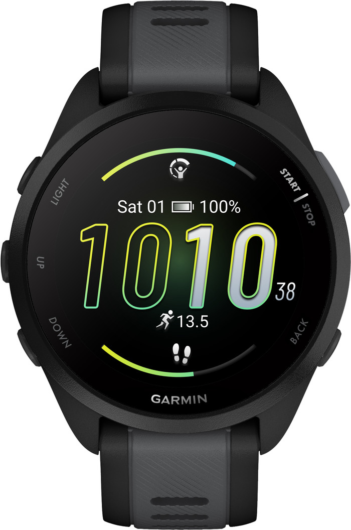 Garmin Forerunner 165 Black/Gray front