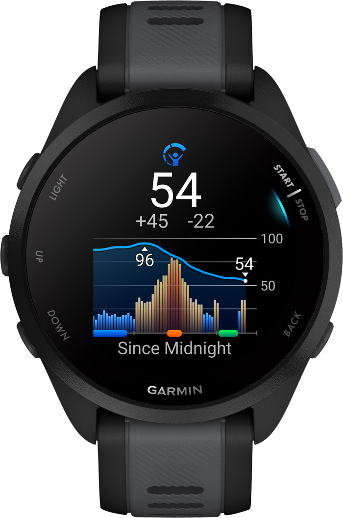 Garmin Forerunner 165 Black/Gray front