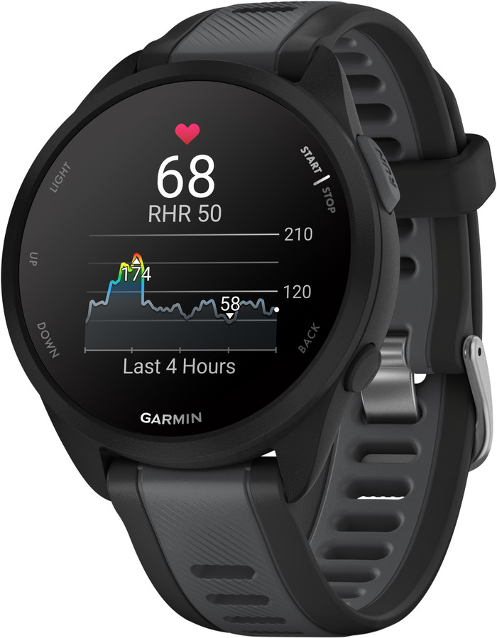 Garmin Forerunner 165 Black/Gray right side