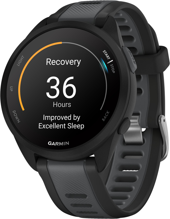 Garmin Forerunner 165 Black/Gray right side