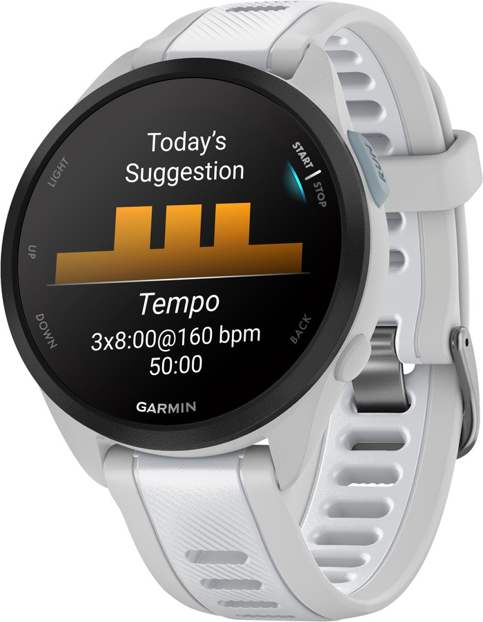 Garmin Forerunner 165 Gray/White right side
