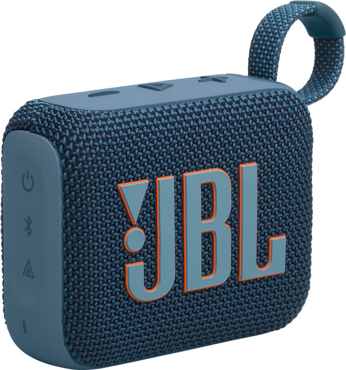 JBL Go 4 Blau 3er-Pack linke seite