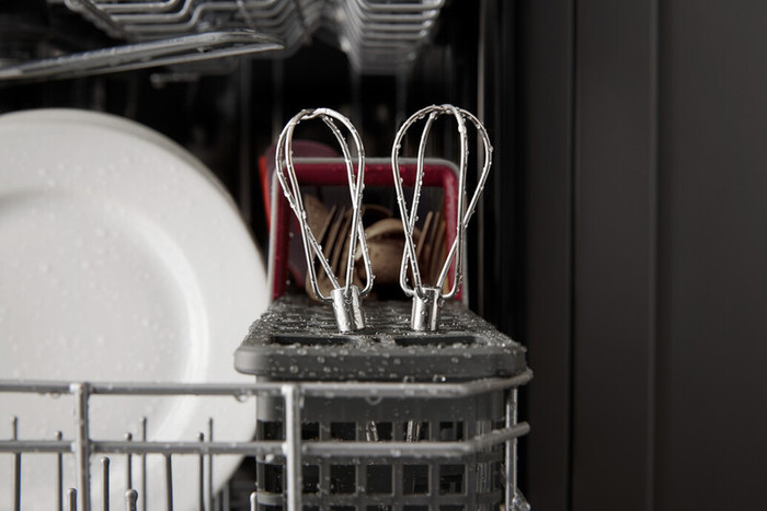 KitchenAid Go Cordless Hand Mixer 5KHMR762BM product in use