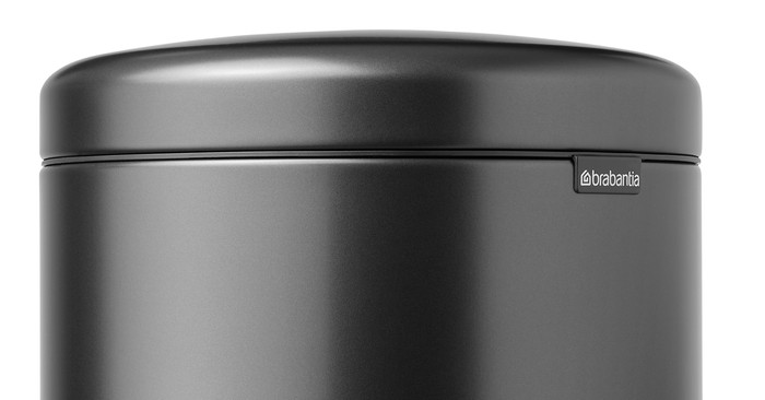 Brabantia NewIcon Treteimer 30 Liter Confident Grey detail