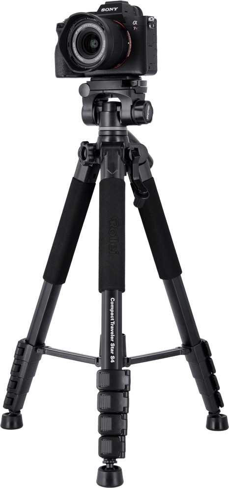 Rollei Compact Traveler Star S4 Tripod produkt in gebrauch