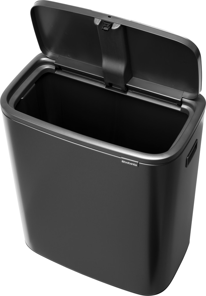 Brabantia Bo Touch Bin 60 Liter Confident Grey innen