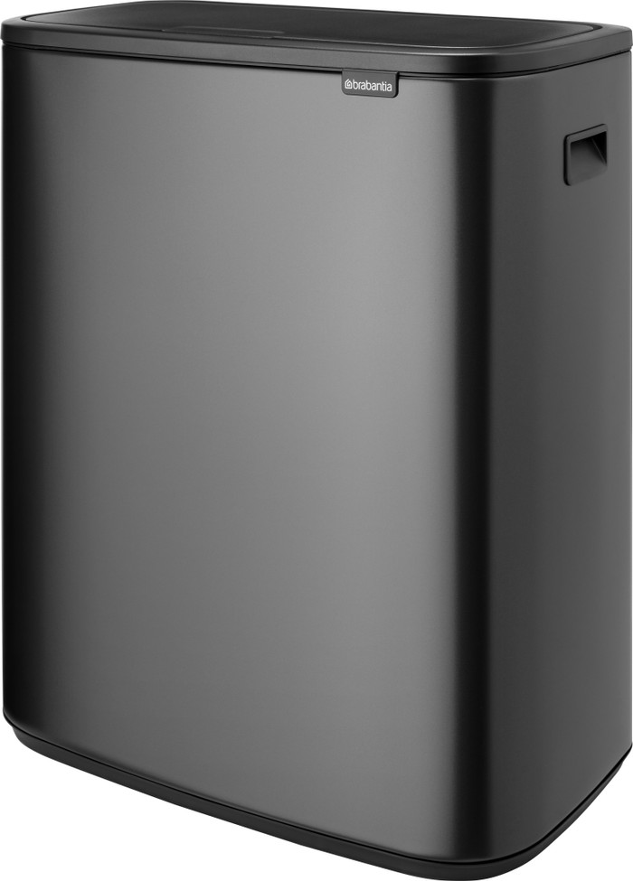 Brabantia Bo Touch Bin 60 Liter Confident Grey rechte seite