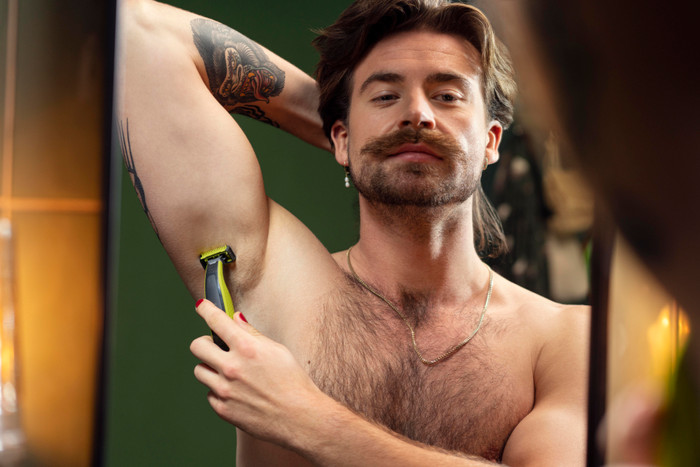 Philips OneBlade 360 Blade QP440/50 - 4er-Pack produkt in gebrauch