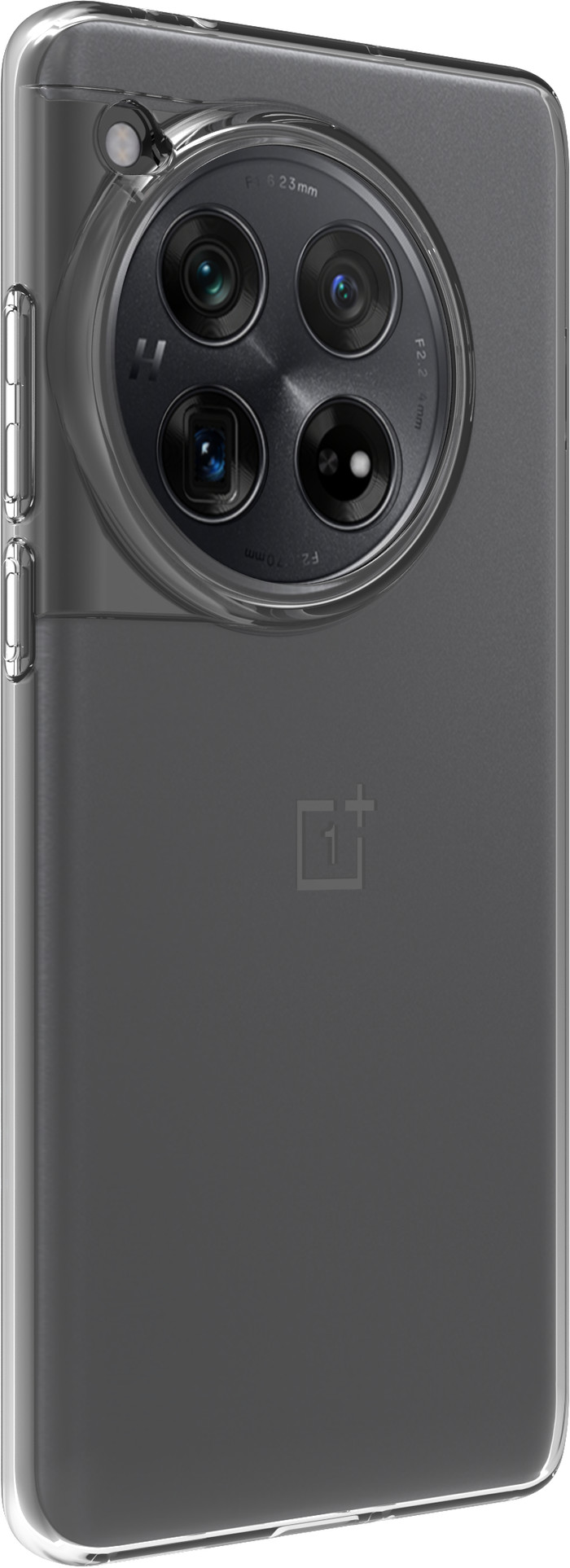 BlueBuilt OnePlus 12 Back Cover Transparent left side
