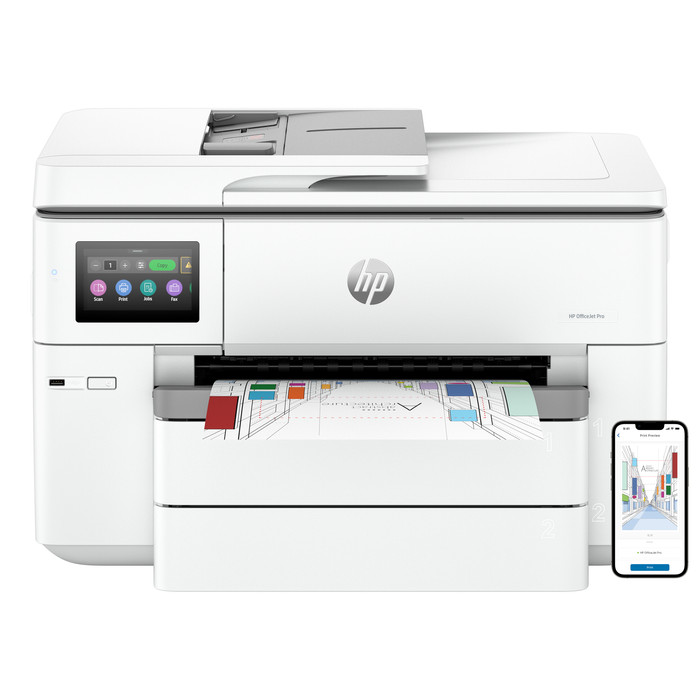 HP OfficeJet Pro 9730e linke seite
