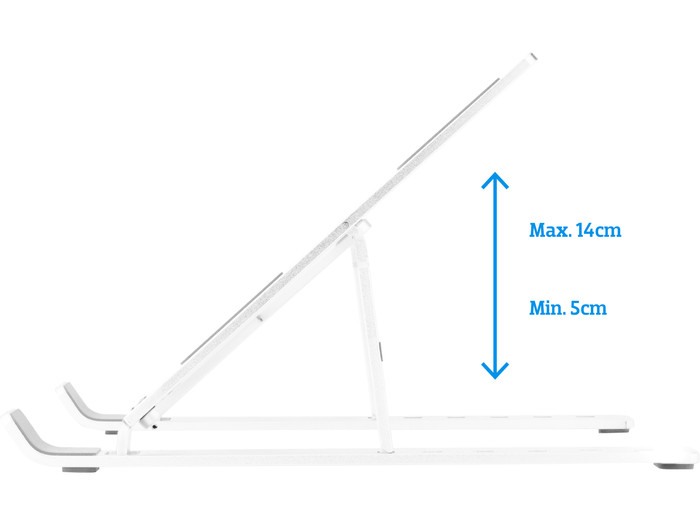 BlueBuilt Laptopständer faltbar/verstellbar 10 - 17 Zoll visuelles Coolblue 1