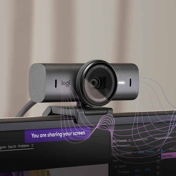 Logitech MX Brio Ultra HD 4K Webcam Black visual supplier
