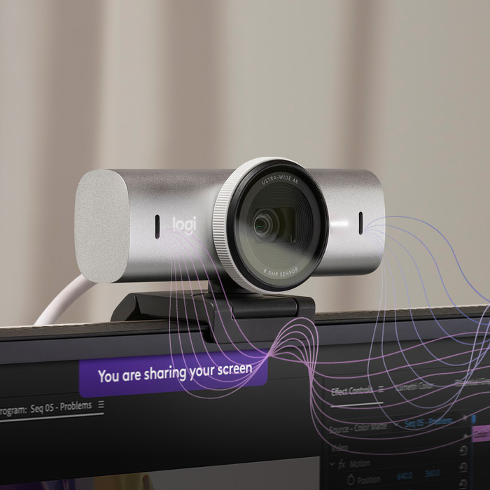 Logitech MX Brio Ultra HD 4K Webcam Gray visual supplier
