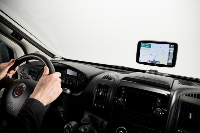 TomTom Camper Max World product in use