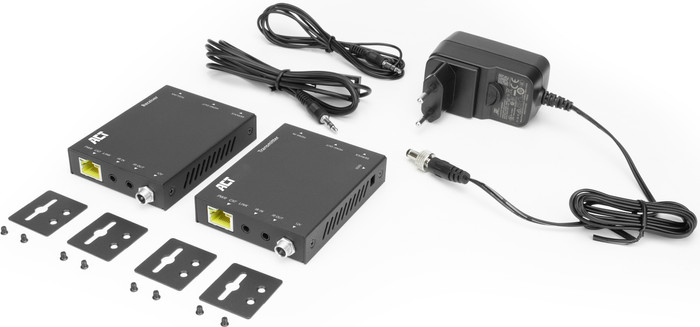 ACT AC7811 4K HDMI Extender Set 60 Meter zubehör