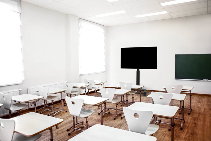 Neomounts MOVE Up FL50S-825BL1 mobiler Bodenständer Schwarz produkt in gebrauch