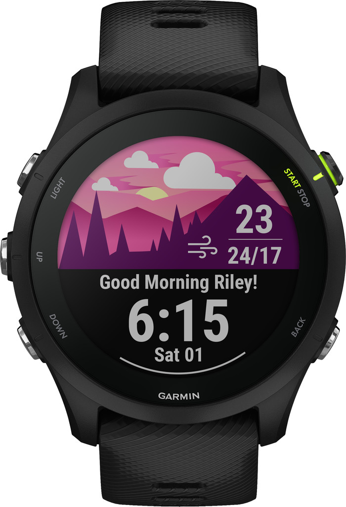 Garmin Forerunner 255 Music Black front