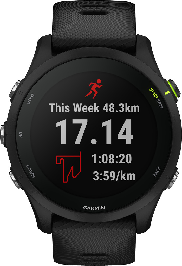 Garmin Forerunner 255 Music Black front
