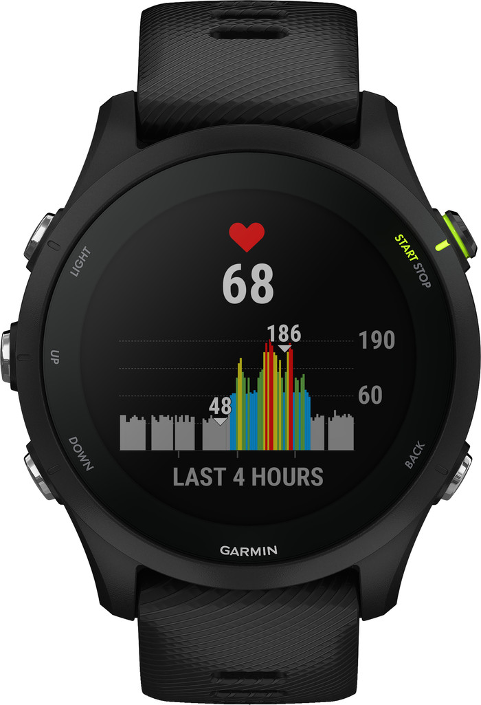 Garmin Forerunner 255 Music Black front
