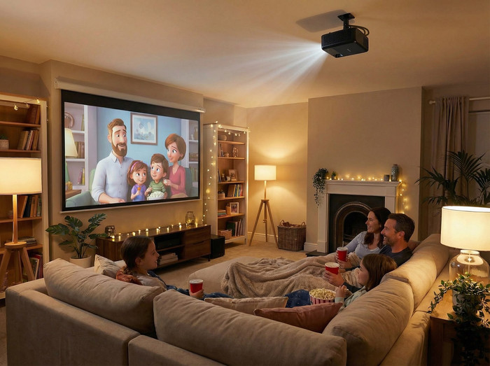 Optoma HZ147X product in use