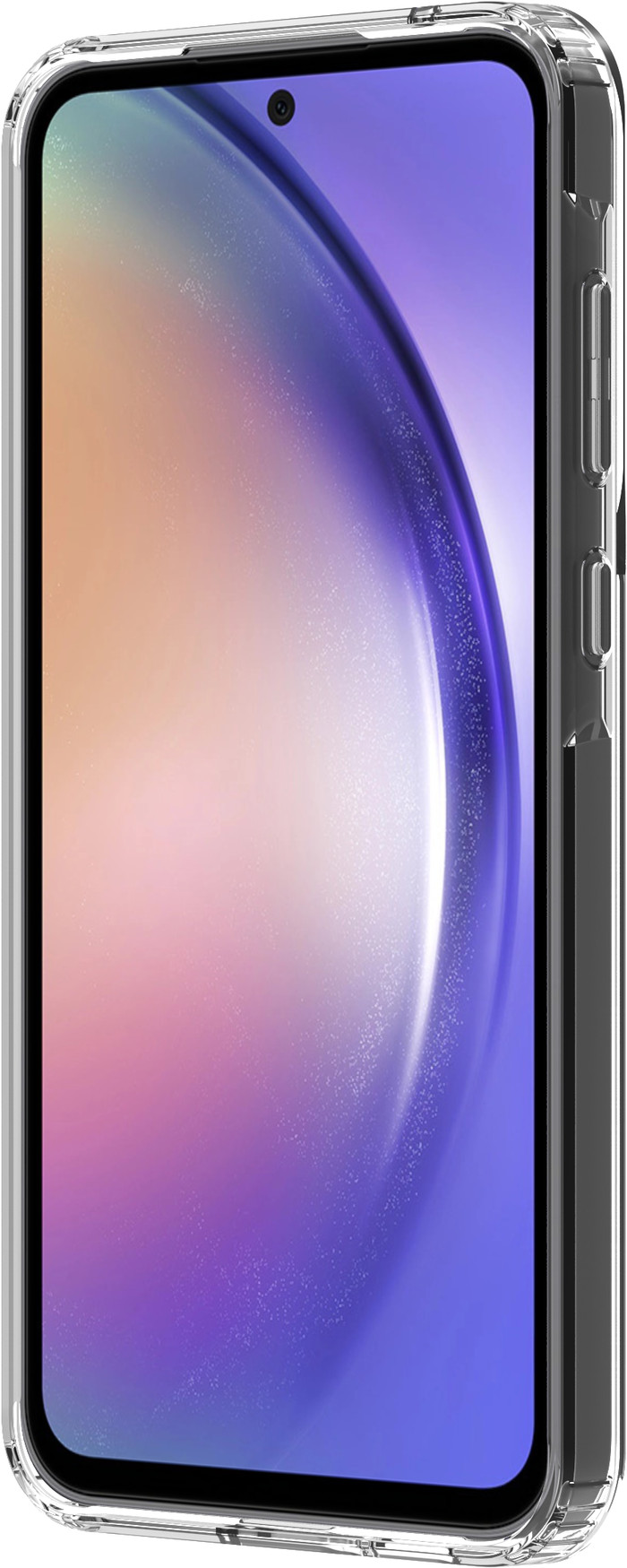 BlueBuilt Protective Backcover Samsung Galaxy A55 Transparent linke seite