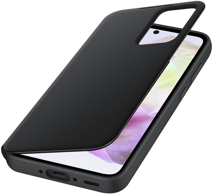 Samsung Galaxy A35 Smart View Book Case Schwarz linke seite
