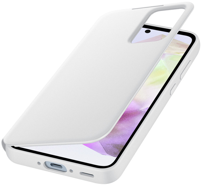 Samsung Galaxy A35 Smart View Book Case Weiß linke seite
