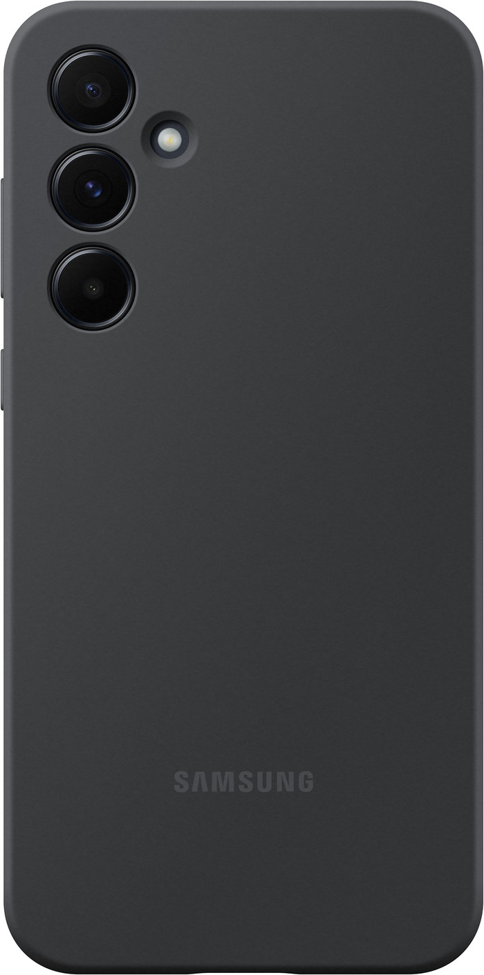 Samsung Galaxy A55 Backcover aus Silikon Schwarz Main Image