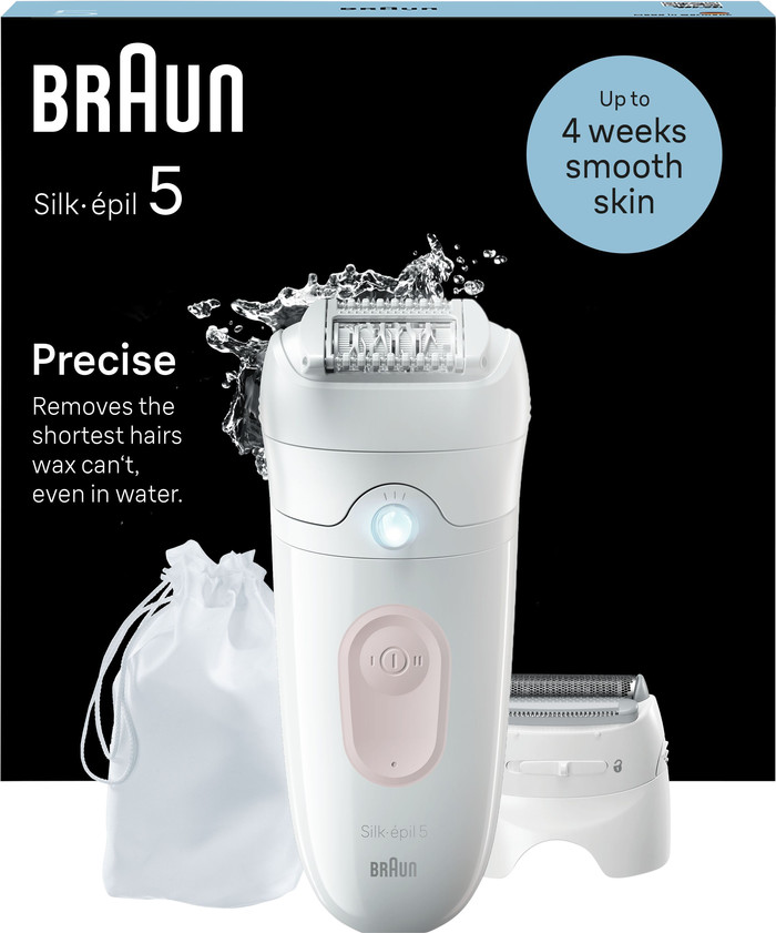 Braun Silk·épil 5 5-030 Weiß/Flamingo zubehör