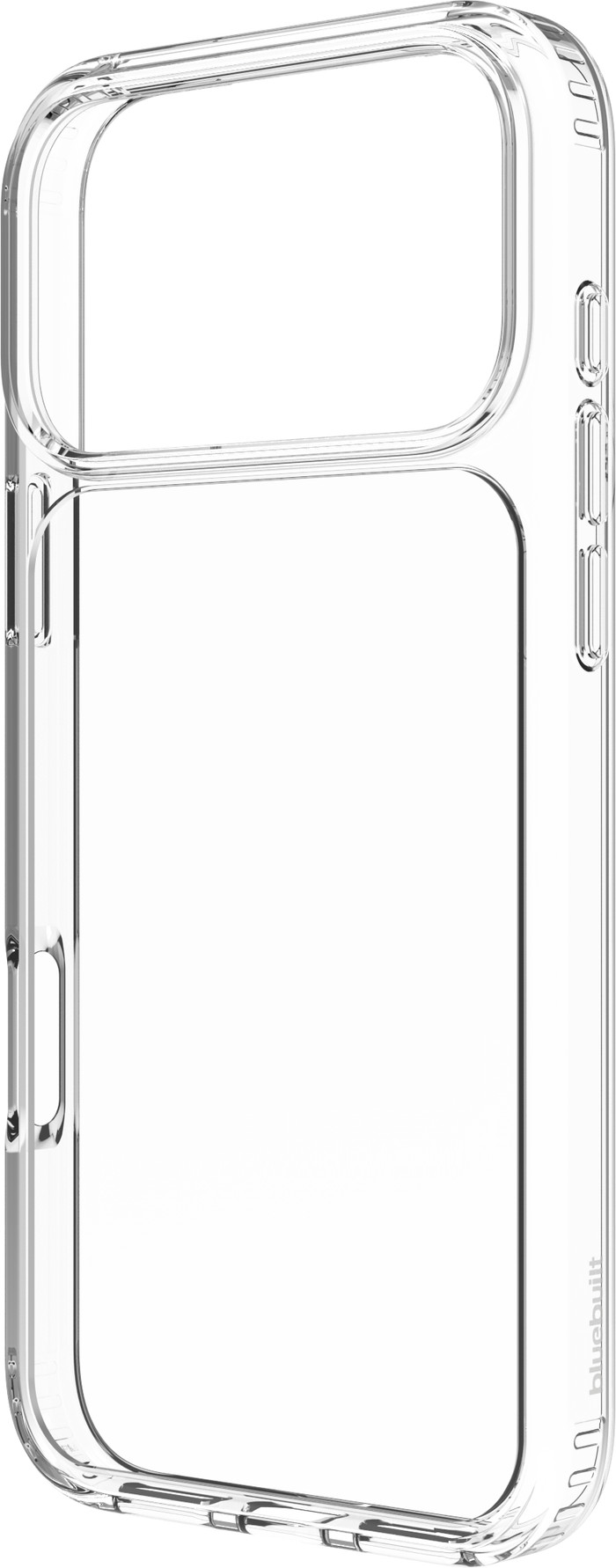 BlueBuilt Protective Cover iPhone 17 Pro Max Transparent + Privacy Protector Duo Pack right side