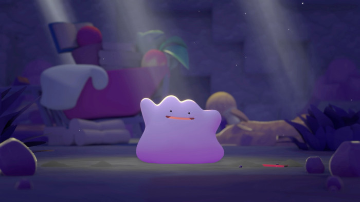 Nintendo Switch 2 + Pokémon Pokopia produkt in gebrauch