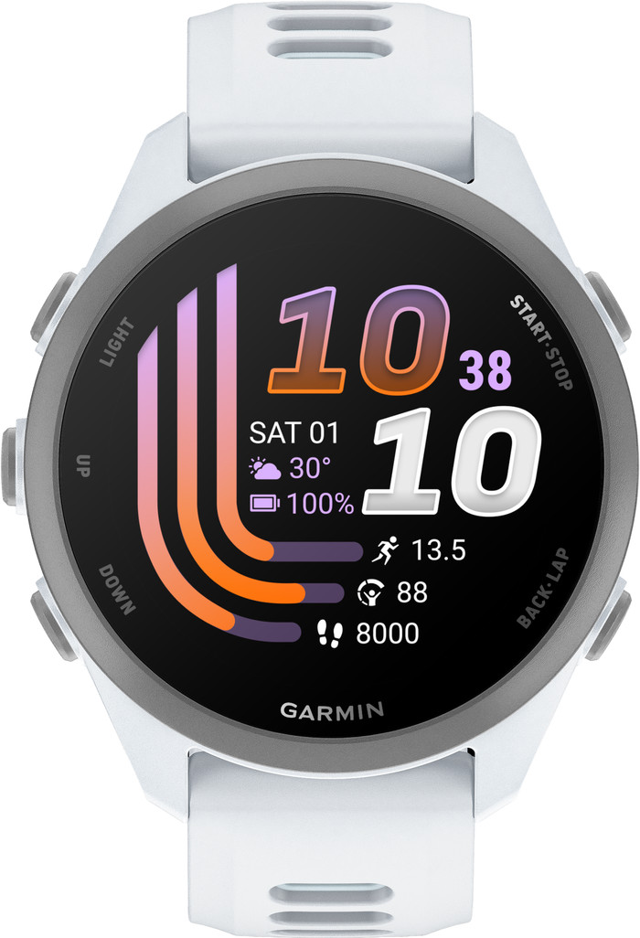 Garmin Forerunner 170 43mm White front