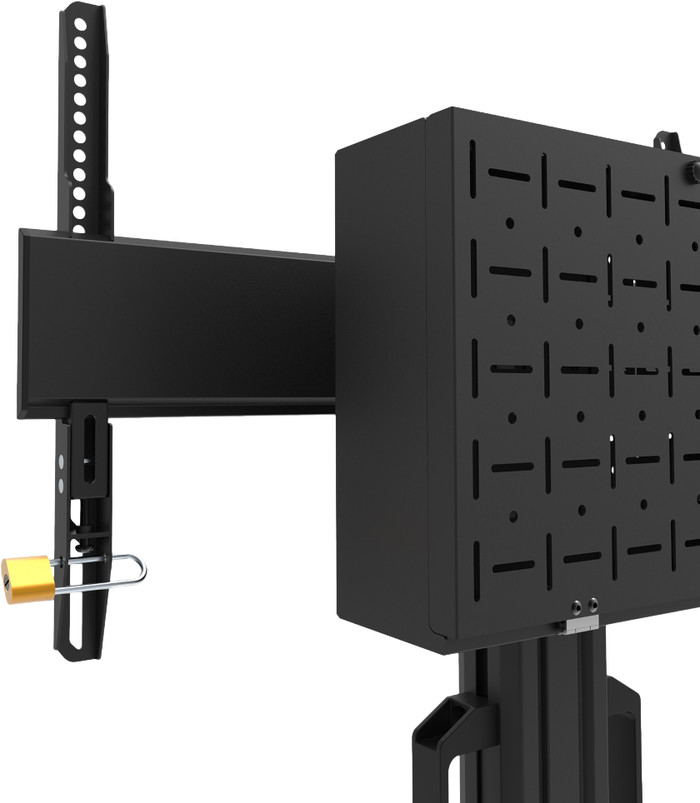 Neomounts MOVE Up FL50S-825BL1 mobiler Bodenständer Schwarz detail