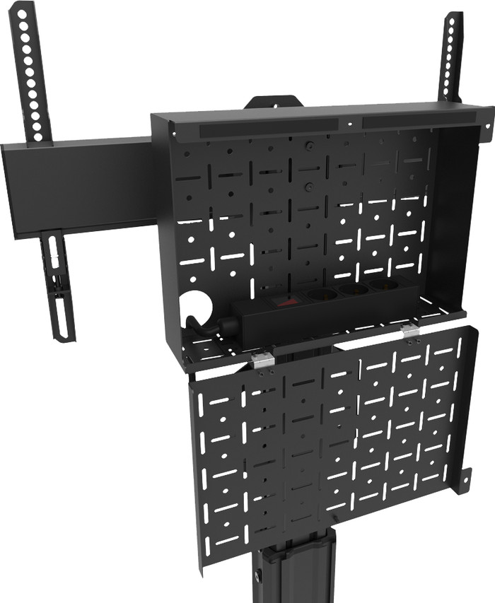 Neomounts MOVE Up FL50S-825BL1 mobiler Bodenständer Schwarz detail