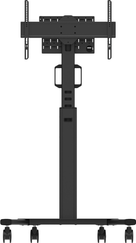 Neomounts MOVE Up FL50S-825BL1 mobiler Bodenständer Schwarz vorne