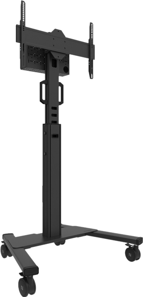 Neomounts MOVE Up FL50S-825BL1 mobiler Bodenständer Schwarz linke seite
