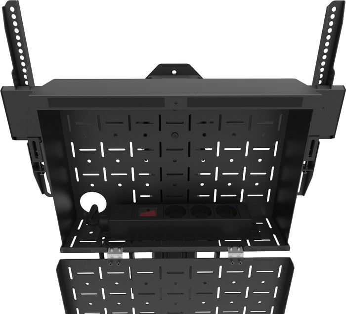 Neomounts MOVE Up FL50S-825BL1 mobiler Bodenständer Schwarz detail