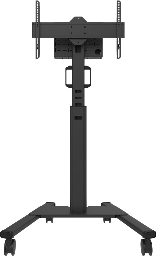 Neomounts MOVE Up FL50S-825BL1 mobiler Bodenständer Schwarz vorne