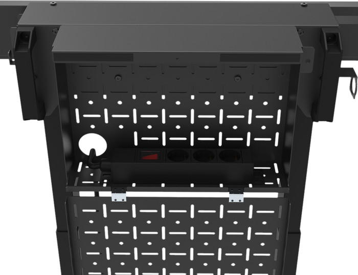 Neomounts MOVE Lift FL55-87BL1 Motorized Floor Mount Black detail